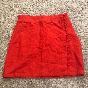 Forever 21 contemporary button skirt